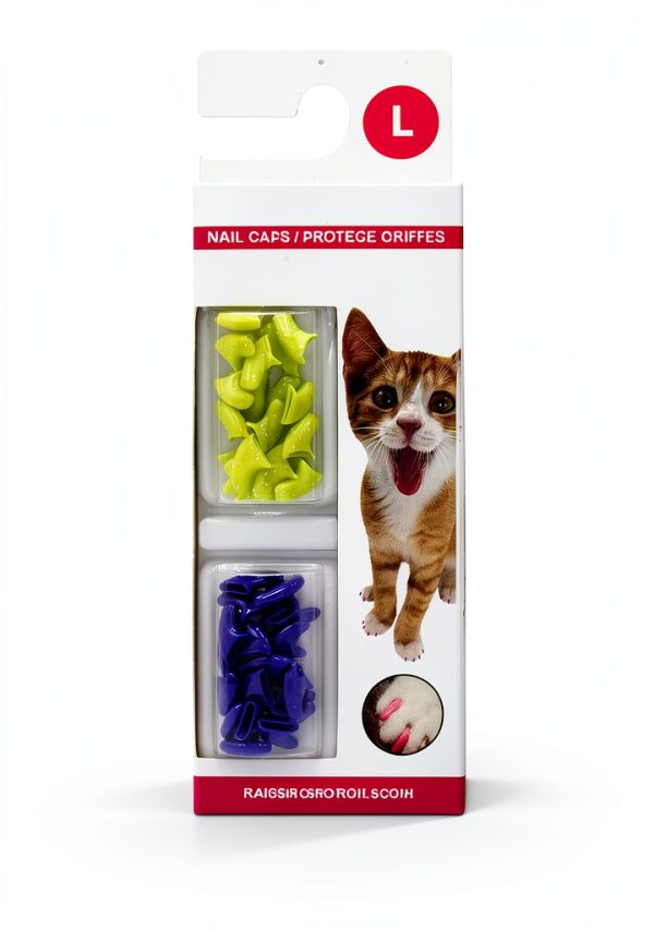 Pets People Cat Nail Caps Non Toxic Adhesive All Life Stages-0