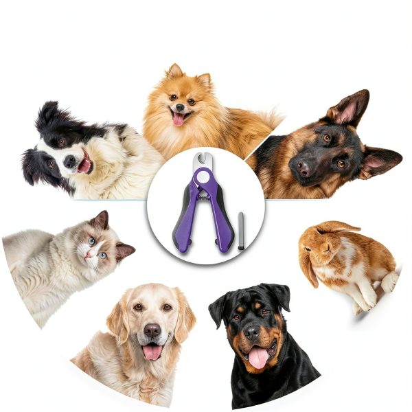 Swihauk Pet Nail Clippers Stainless Steel Safety Guard-7