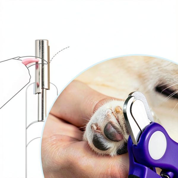 Swihauk Pet Nail Clippers Stainless Steel Safety Guard-3