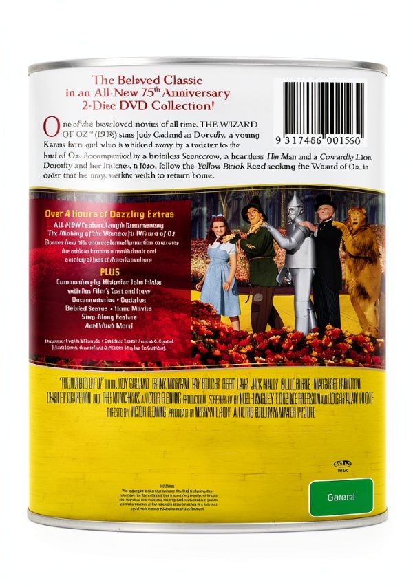 Wizard of Oz DVD Classic Film Victor Fleming Edition U‑S36508-1