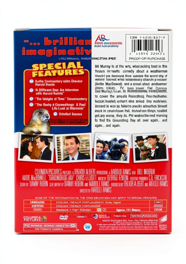 Groundhog Day DVD Harold Ramis Classic Comedy – Sony CTR22645-1