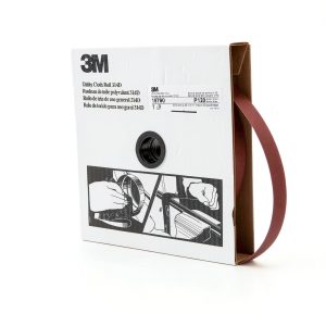 3M 3NI Utility Cloth Roll 314D, 1 in x 50 yd P120 J-weight-0