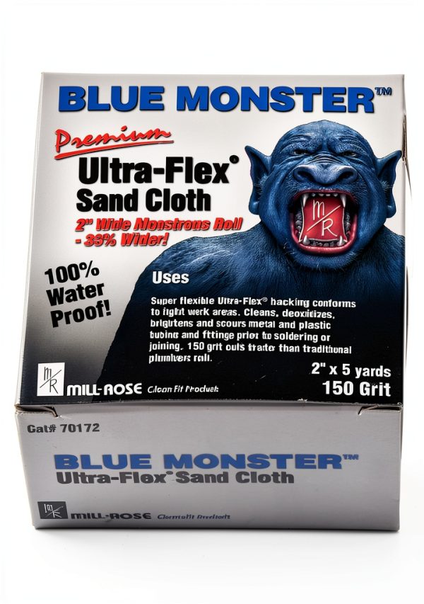 Mill-Rose 70172 Millrose Monster Ultra Flex Premium Mini Strips Abrasive Cloths, 2" x 5-Yard, Blue-3