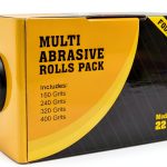 Big Horn 22180 Abrasive Roll Pack 4 Rolls 1in x 20 ft Aluminum Oxide-0