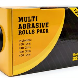 Big Horn 22180 Abrasive Roll Pack 4 Rolls 1in x 20 ft Aluminum Oxide-0